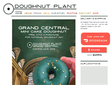 Tablet Screenshot of doughnutplant.com